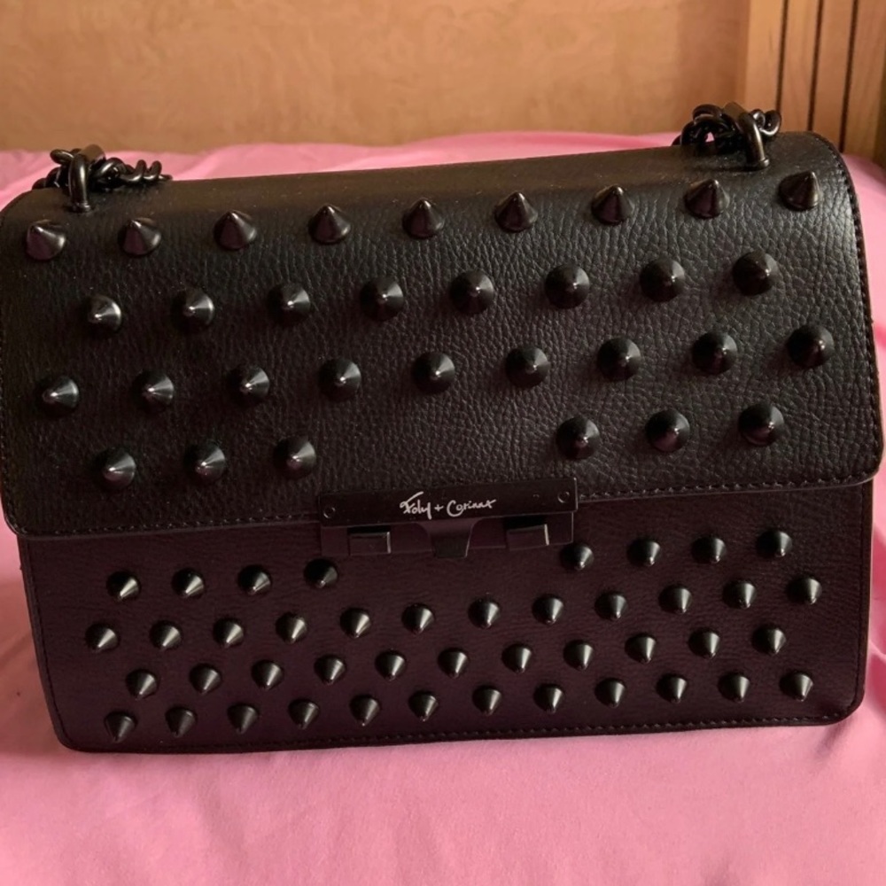 Studded Black Bag
